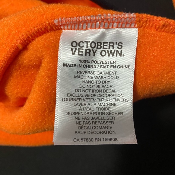 OVO Arch Polar Fleece Half Zip - Orange - Picture 7 of 8